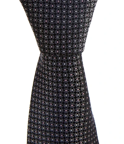 Cremieux Landor Micro 3 3/8#double; Traditional Woven Silk Tie