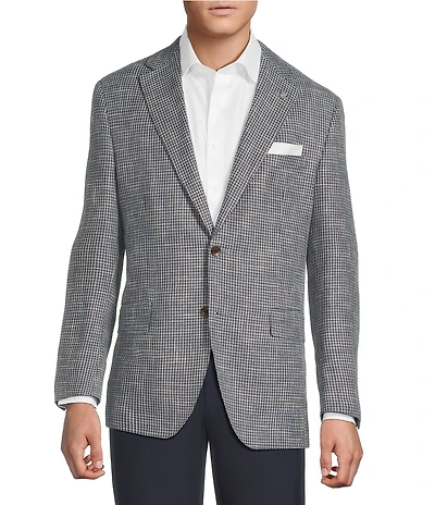 Cremieux Linen Blend Modern Fit Fancy Sport Coat