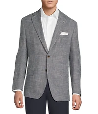 Cremieux Linen Blend Modern Fit Fancy Sport Coat