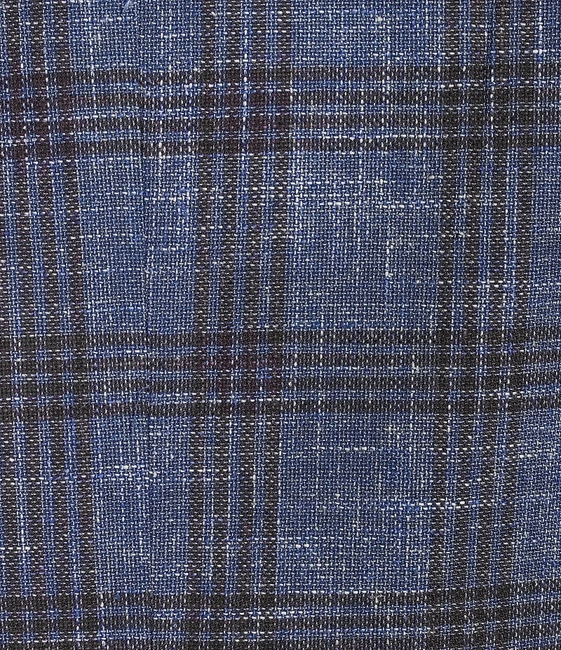 Cremieux Linen Blend Modern Fit Plaid Sport Coat