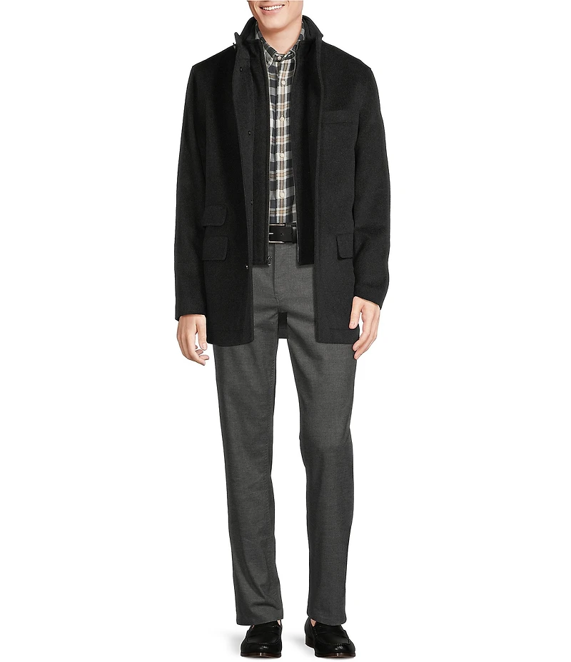 Cremieux Long Wool Cashmere Coat