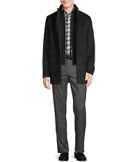 Cremieux Long Wool Cashmere Coat