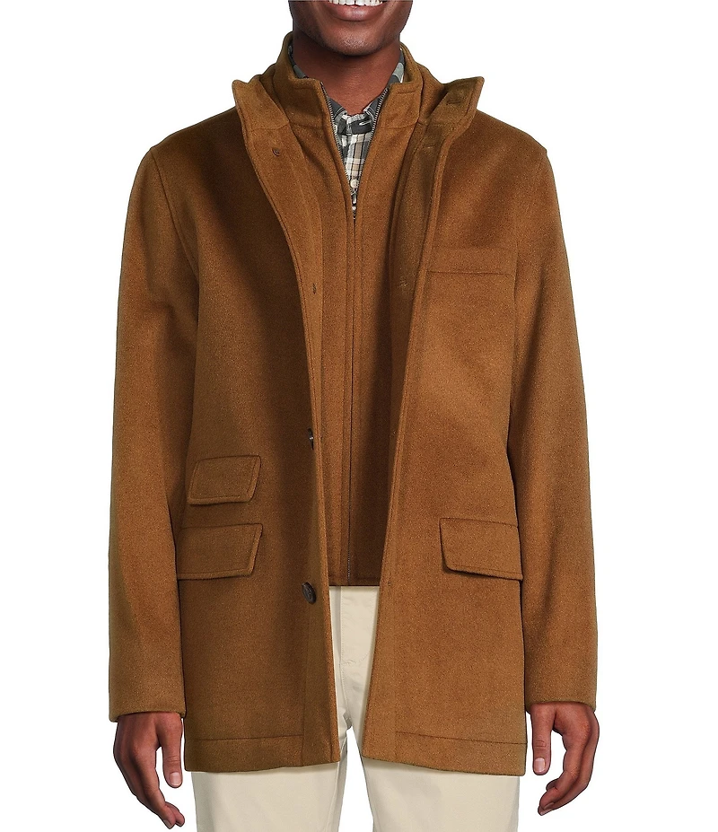 Cremieux Long Wool Cashmere Coat