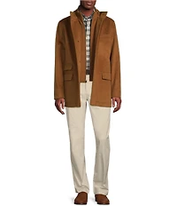 Cremieux Long Wool Cashmere Coat