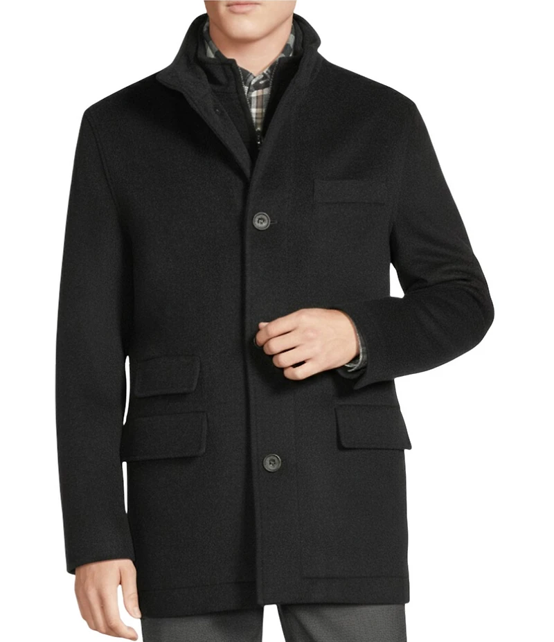 Cremieux Long Wool Cashmere Coat