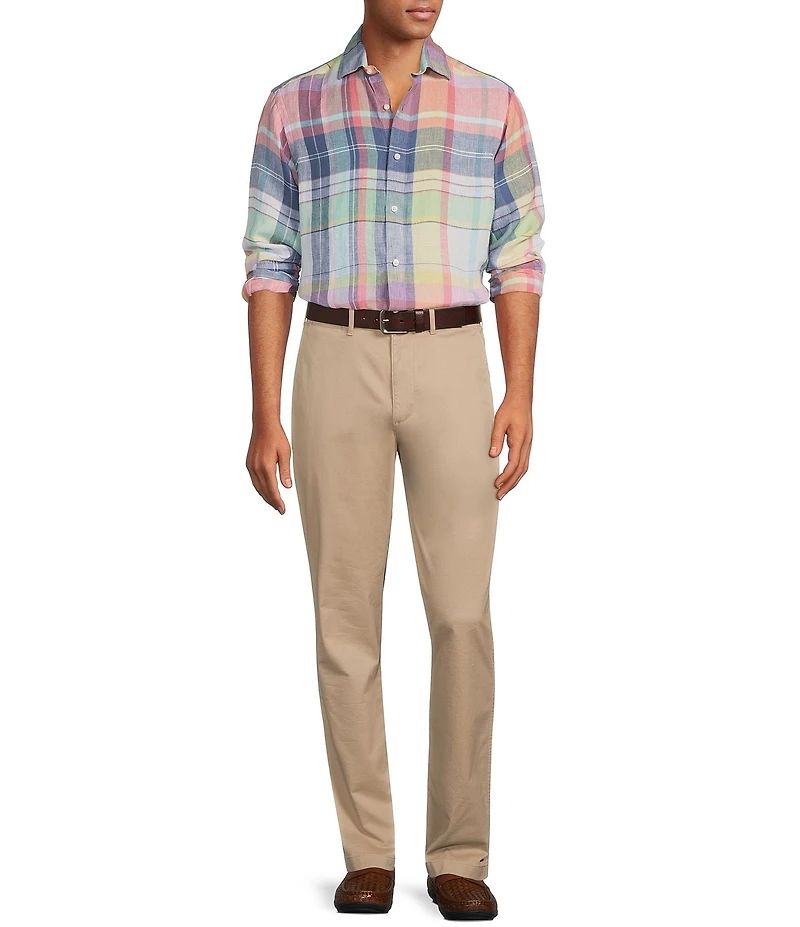 Cremieux Blue Label Madison Classic Fit Comfort Stretch Flat-Front Twill Chino Pants