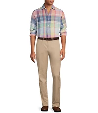Cremieux Blue Label Madison Classic Fit Comfort Stretch Flat-Front Twill Chino Pants