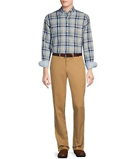 Cremieux Blue Label Madison Classic Fit Comfort Stretch Flat-Front Twill Chino Pants