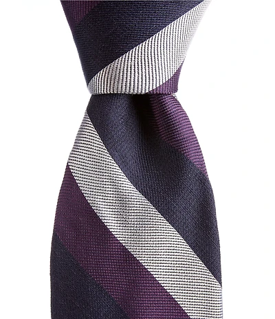 Cremieux Maxwell Striped 3.125#double; Silk Tie