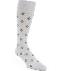 Cremieux Medallion Neat Crew Dress Socks