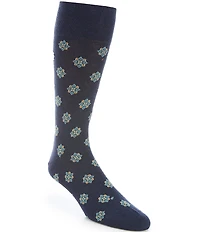 Cremieux Medallion Neat Crew Dress Socks
