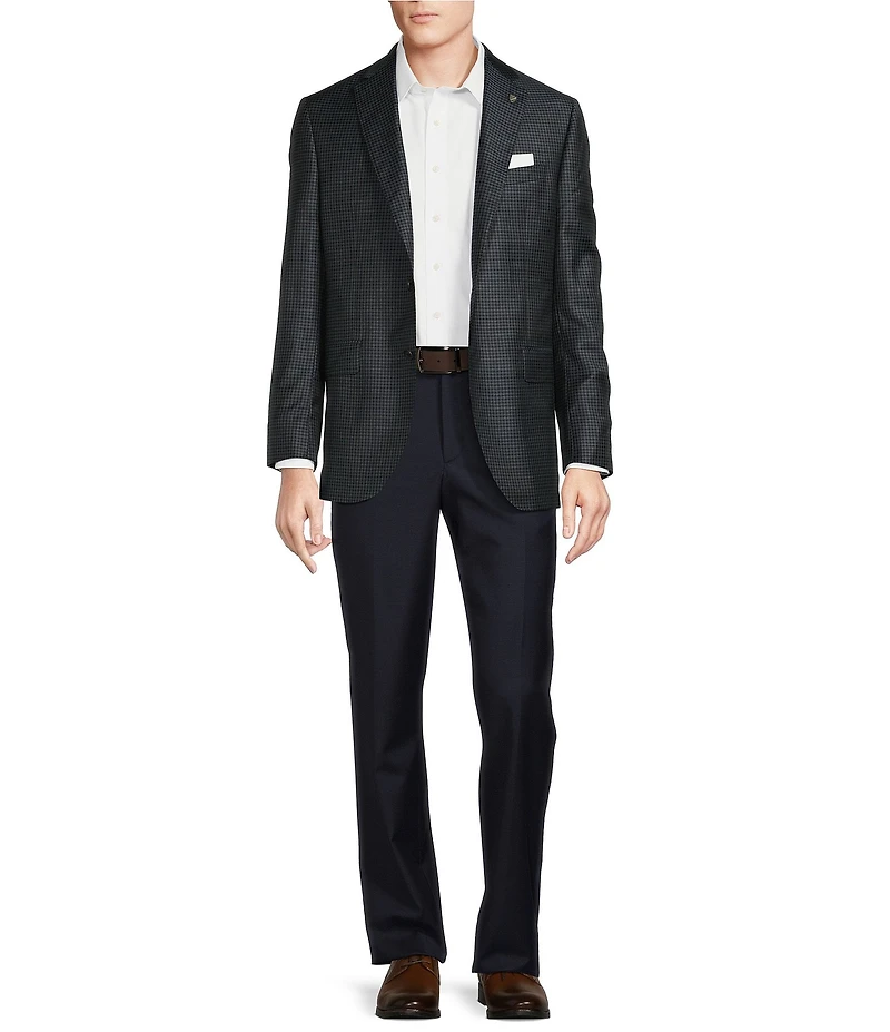Cremieux Modern Fit Fancy Check Pattern Sport Coat