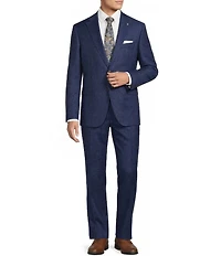 Cremieux Modern Fit Flat Front Check 2-Piece Suit