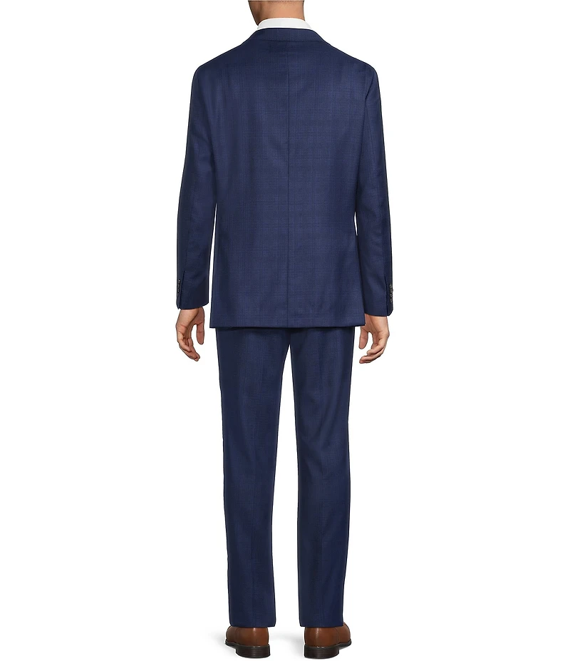 Cremieux Modern Fit Flat Front Check 2-Piece Suit