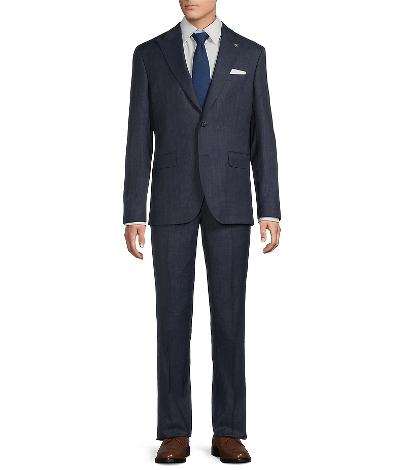 Cremieux Modern Fit Flat Front Classic Stripe 2-Piece Suit