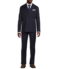 Cremieux Modern Fit Flat Front Dark Solid 2-Piece Suit