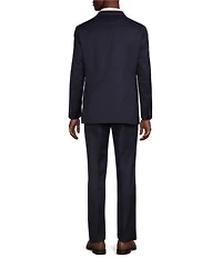 Cremieux Modern Fit Flat Front Dark Solid 2-Piece Suit