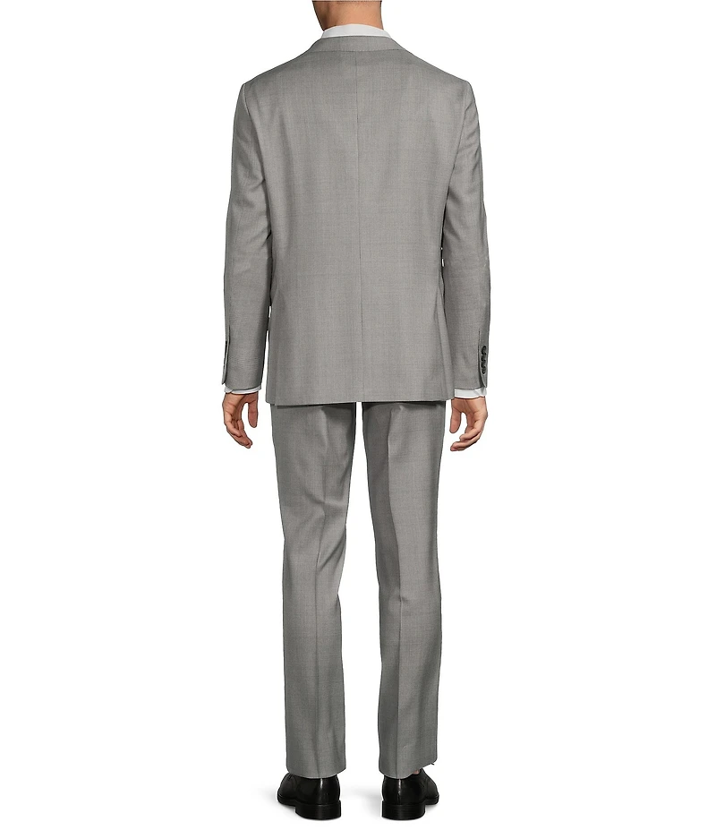Cremieux Modern Fit Flat Front Light Classic Plaid 2-Piece Suit