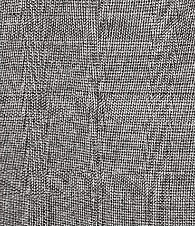Cremieux Modern Fit Flat Front Light Classic Plaid 2-Piece Suit