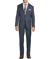 Cremieux Modern Fit Flat Front Plaid 2-Piece Suit