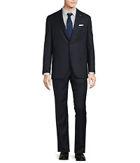 Cremieux Modern Fit Flat Front Tonal Plaid 2-Piece Suit