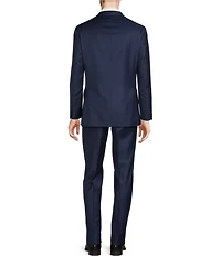 Cremieux Modern Fit Flat Front Sharkskin Pattern 2-Piece Suit