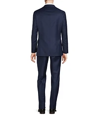Cremieux Modern Fit Flat Front Sharkskin Pattern 2-Piece Suit