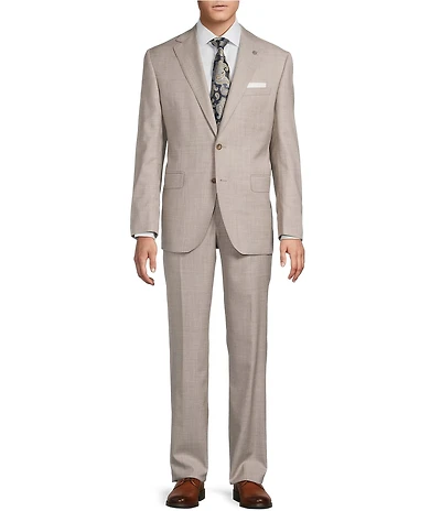 Cremieux Modern Fit Flat Front Solid 2-Piece Suit