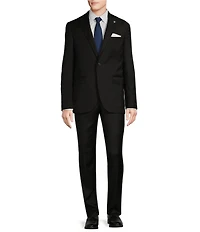 Cremieux Modern Fit Flat Front Solid Pattern 2-Piece Suit