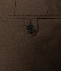 Cremieux Modern Fit Flat Front Solid Dress Pants