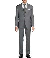 Cremieux Modern Fit Flat Front Striped Print 2-Piece Suit