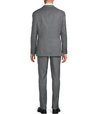 Cremieux Modern Fit Flat Front Striped Print 2-Piece Suit