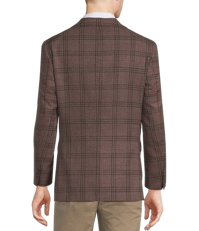 Cremieux Modern Fit Notch Lapel Plaid Sport Coat