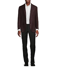 Cremieux Modern Fit Multi-Plaid Pattern Sport Coat