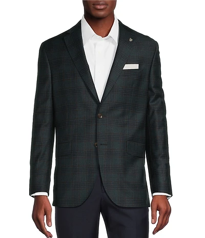 Cremieux Modern Fit Multi Plaid Pattern Sport Coat