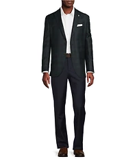 Cremieux Modern Fit Multi Plaid Pattern Sport Coat