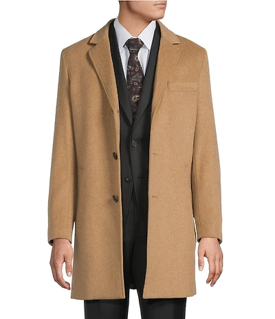 Cremieux Modern Solid Topcoat