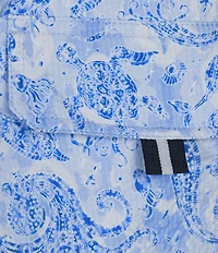 Cremieux Ocean Camo 6#double; Inseam Swim Trunks