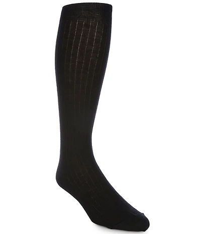 Cremieux Over-The-Calf Rib Knit Crew Dress Socks