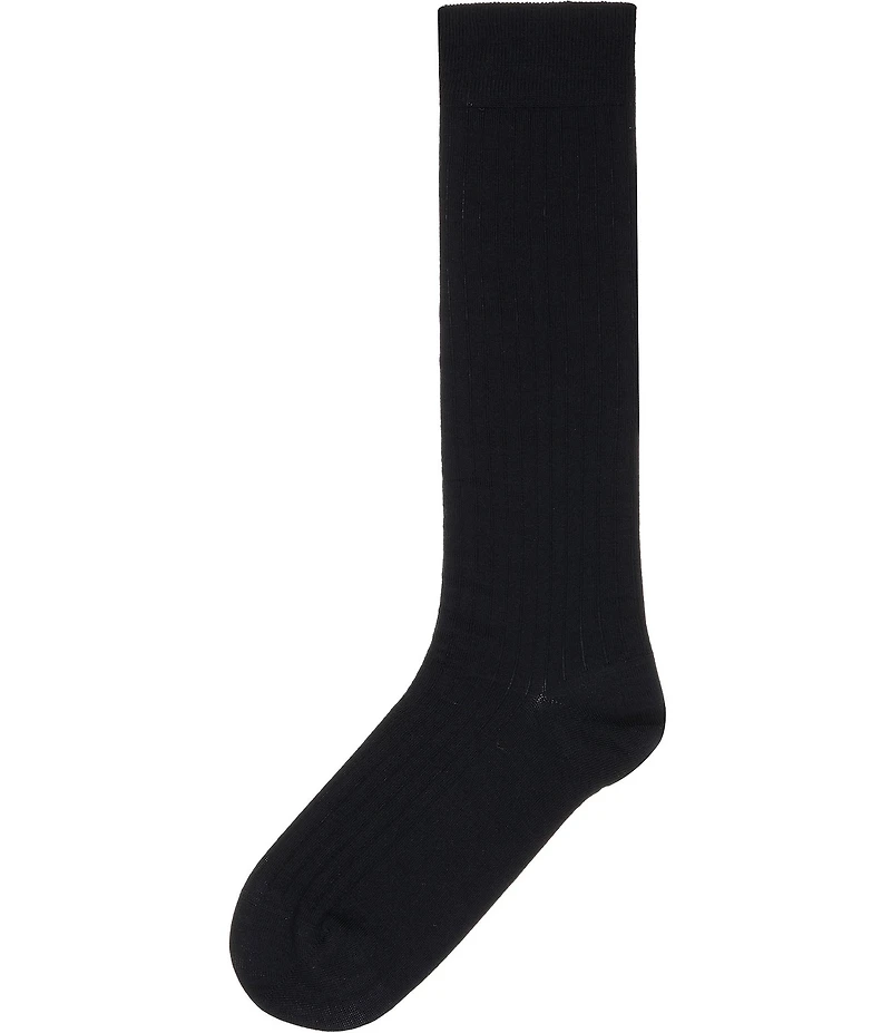 Cremieux Over-The-Calf Rib Knit Crew Dress Socks