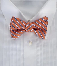 Cremieux Paxton Stripe Silk Bow Tie