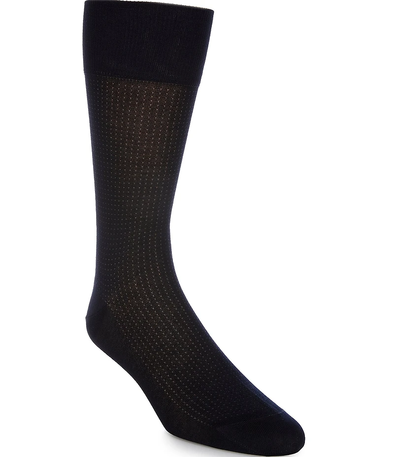Cremieux Pindot Pattern Crew Dress Socks