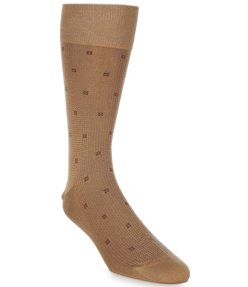 Cremieux Pindot/Square Pattern Dress Socks