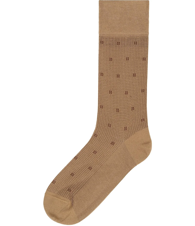 Cremieux Pindot/Square Pattern Dress Socks