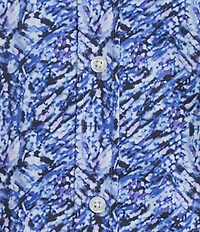 Cremieux Premium Denim Abstract Print Short Sleeve Woven Shirt