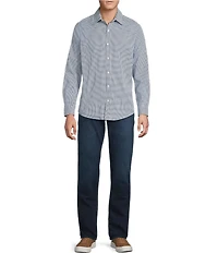 Cremieux Premium Denim Big & Tall Geometric Dot Long Sleeve Woven Shirt