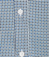 Cremieux Premium Denim Big & Tall Geometric Dot Long Sleeve Woven Shirt