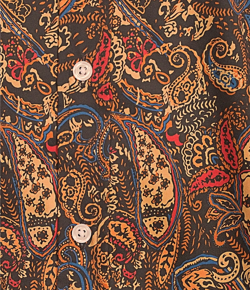 Cremieux Premium Denim Big & Tall Large Sunset Paisley Long Sleeve Woven Shirt