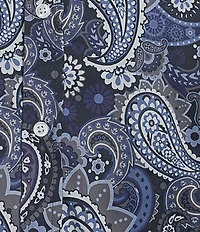 Cremieux Premium Denim Big & Tall Midnight Paisley Long Sleeve Woven Shirt