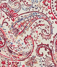 Cremieux Premium Denim Classic Paisley Long Sleeve Woven Shirt